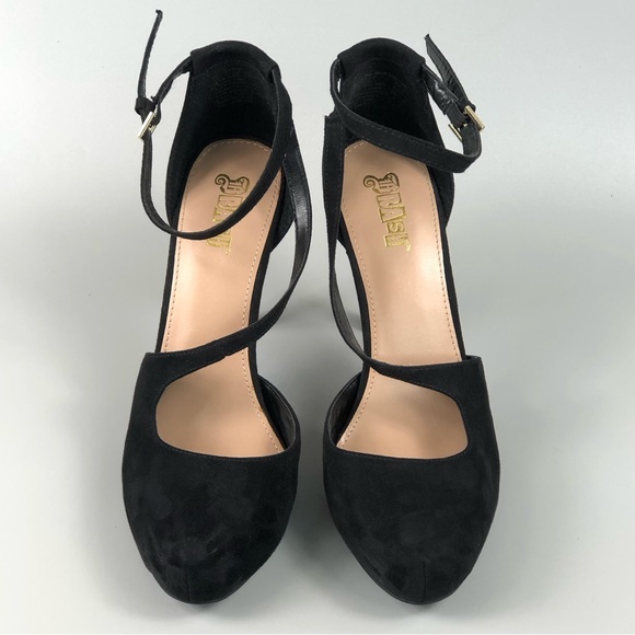Brash Women’s Strappy Black Heels Size 9 - Picture 5 of 10